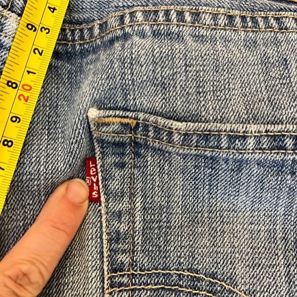 Levi’s 501 Jeans Button Fly Red Tag 30x30 Act 30x29 Blue Light Medium Wash Denim - Picture 3 of 9